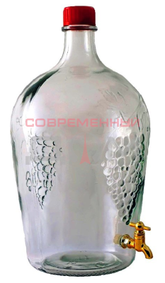 Бутылка стеклянная "Ровоам" 4,5л, 45-ВН-4500